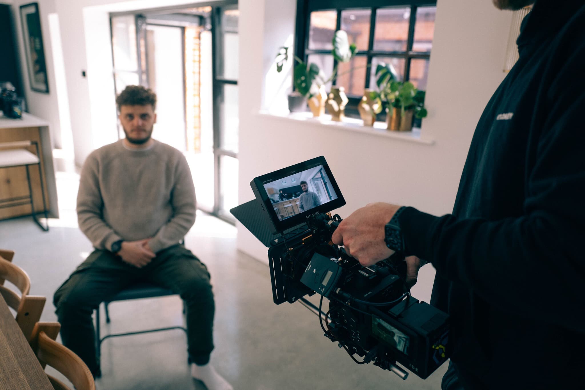 Behind the scenes