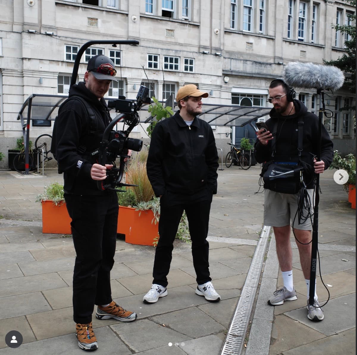 Steadicam + sound on location