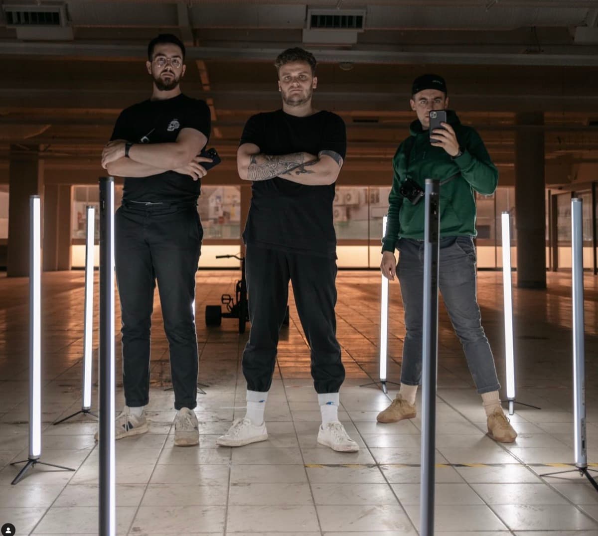 OTTR crew on set